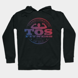 TOS Blue-Red Blend Hoodie